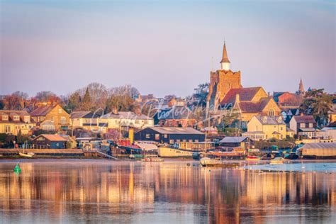 Maldon Hythe Quay, Golden hour reflections - Crisp Photography