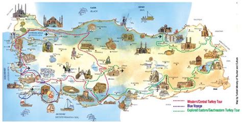 Detailed travel map of Turkey. Turkey detailed travel map. | Turkey tourist, Travel maps, Turkey map