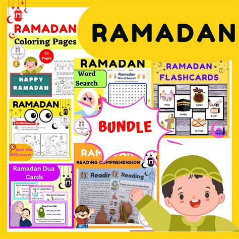 Ramadan Bundle Kids Ramadan Fasting BUNDLE Islamic Holidays Kids ...