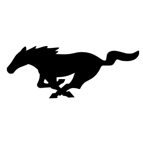 Ford Mustang Running Horse Pony Racing Vinyl Decal Window Sticker Car Graphic | Mustang horse ...