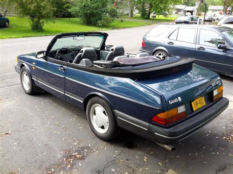 Blue 1992 Saab 900 Convertible For Sale | GuysWithRides.com