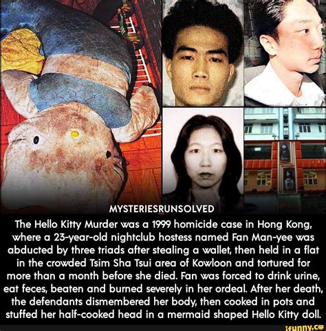 Of MYSTERIESRUNSOLVED The Hello Kitty Murder was a 1999 homicide case ...