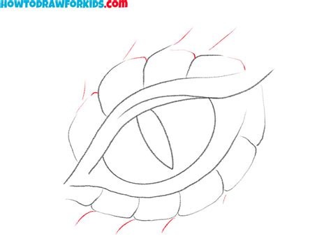 How to Draw a Dragon Eye - Easy Drawing Tutorial For Kids