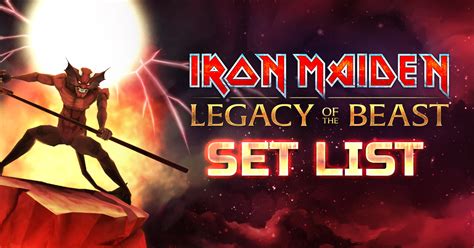 Legacy Of The Beast Tour: setlist será baseado na trilha sonora do jogo?