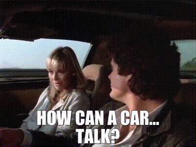 YARN | How can a car... talk? | Knight Rider (1982) - S01E19 Crime | Video clips by quotes ...