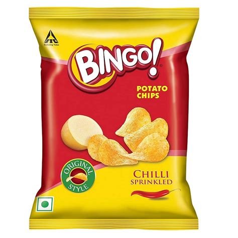 Bingo Potato Chips, Original Style Red Chilli sprinkled, 25.5g