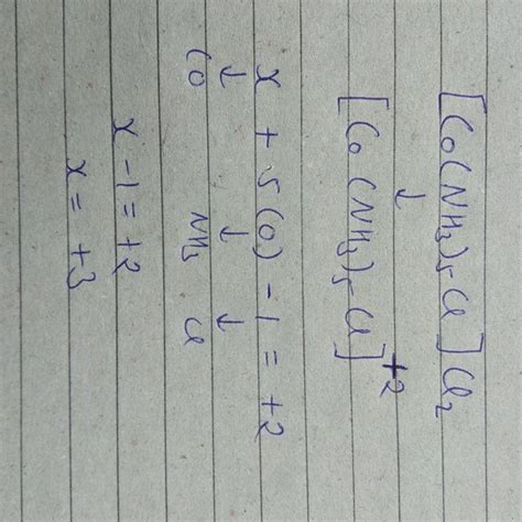 What is the oxidation state of CO in [Co(NH3) 5 (CO3) 2-] Br? - ECHEMI