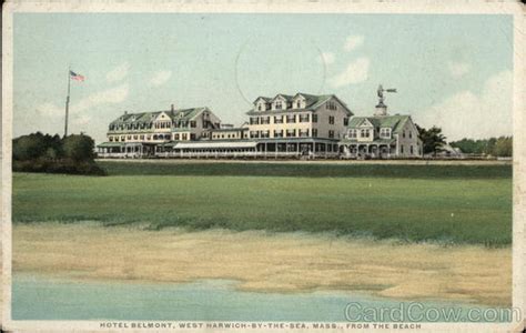 Hotel harwich from the Beach West Harwich, MA Postcard