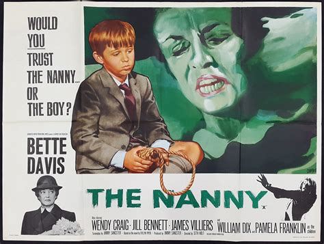 THE NANNY (1965) Original Vintage Bette Davis Hammer Horror Film Movie Poster | Picture Palace ...