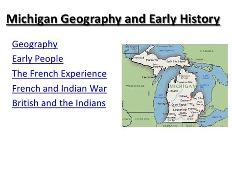 Michigan early history