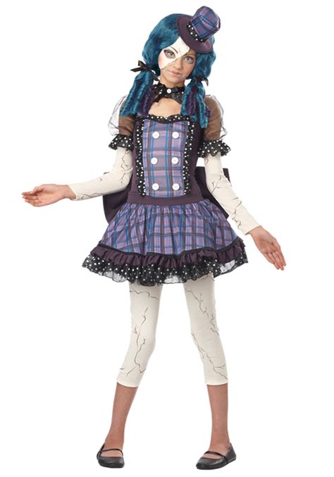 Broken doll costume, Halloween costumes for girls, Doll halloween costume