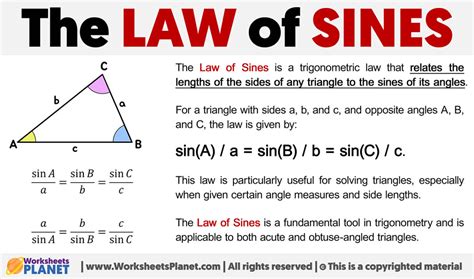 Law of Sines | Formula + Definition