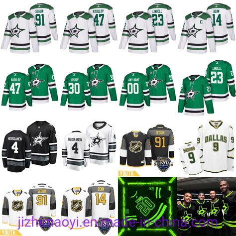 Wholesale 2020 Blackout Third Jersey Dallas Stars Alexander Radulov Jamie Benn Joe Pavelski Miro ...