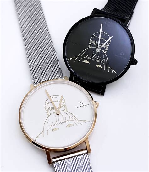 The Minimalist Watch with Customized Dial Illustration | Praise Wedding ...