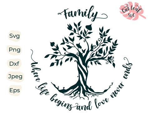 Family Tree Svg Tree Svg Family Svg Tree of Life Svg Tree | Etsy UK