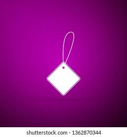 Blank Label Template Price Tag Icon Stock Illustration 1362870344 | Shutterstock