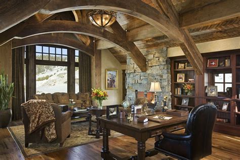 Cozy Workspaces: Home Offices with a Rustic Touch