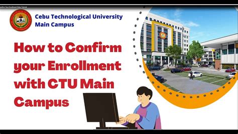 How to Confirm Your Enrollment With CTU Main Campus - YouTube