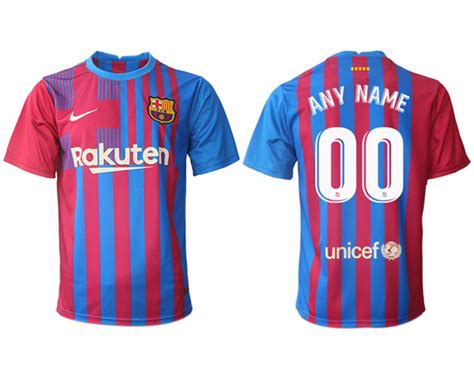 Men’s Barcelona Custom Home Soccer Jersey – Wholesalejerseys.to: Wholesale NFL Jerseys Cheap ...