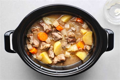 Traditional Slow Cooker Irish Lamb Stew Recipe