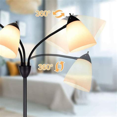 Modern Adjustable Floor Lamp 3 Light Standing Light - Bed Bath & Beyond ...