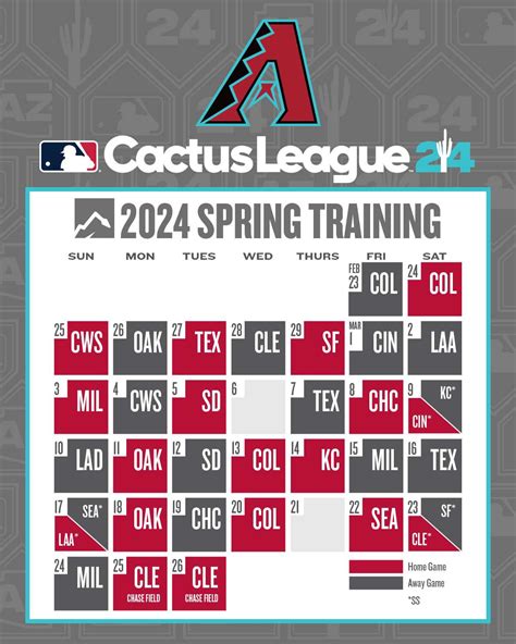 Diamondbacks Spring Training Schedule 2024 - Liza Sheryl