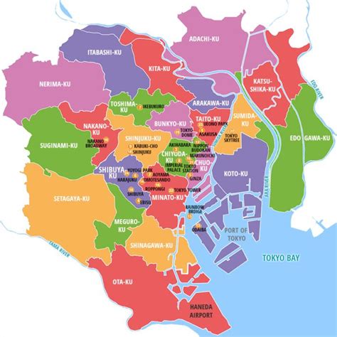 A Quick Guide to Tokyo’s Major Districts • The Blonde Abroad | Tokyo ...