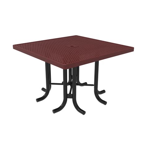 46in Square Metal Patio or Marketplace Table - Outdoorsiness.com