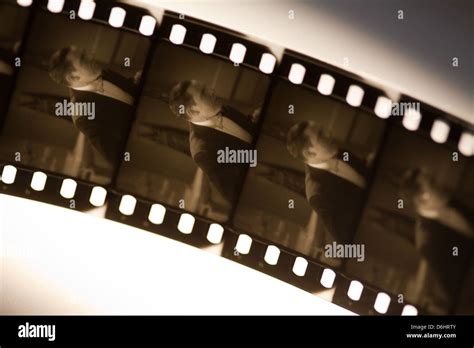 Old celluloid film Stock Photo - Alamy