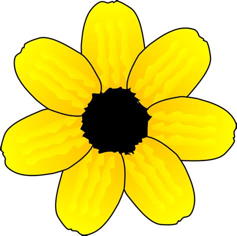 Net » Clip Art » Valentine Flower Flora 110 Youtube - Yellow Flower Clipart No Background ...