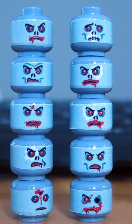 Custom LEGO Zombie Heads The Undead dead by Digger318 on DeviantArt