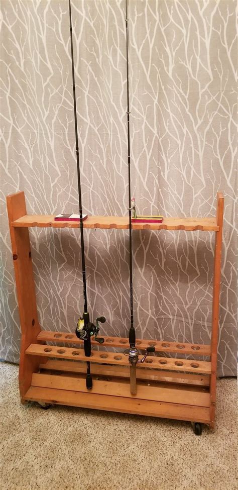 PLANS for Fishing Rod Rack | Etsy | Cañas de pescar, Pesca