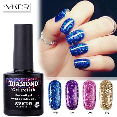 Aliexpress.com : Buy SVKDR 10ML Diamond Glitter Gel Nail Polish Nail ...