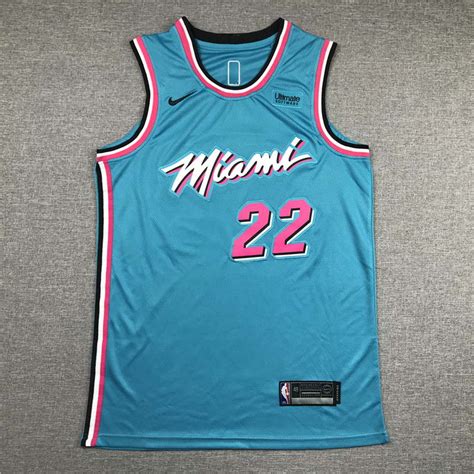 Jimmy Butler Miami Heat 2020-21 Vice Wave Blue Swingman Jersey