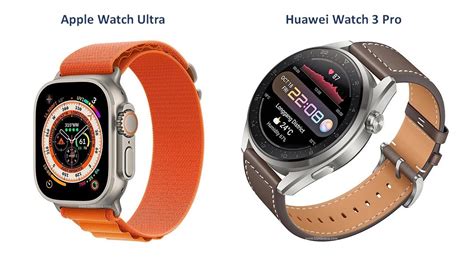 Apple Watch Ultra VS Huawei Watch 3 Pro - YouTube