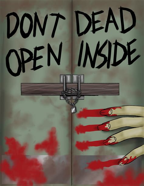 Don't Open Dead Inside Card by Tsukiko88 on DeviantArt