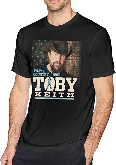 Toby-Keith T-Shirt Short Sleeve Logo Men's Graphic Novelty Cool Designs ...