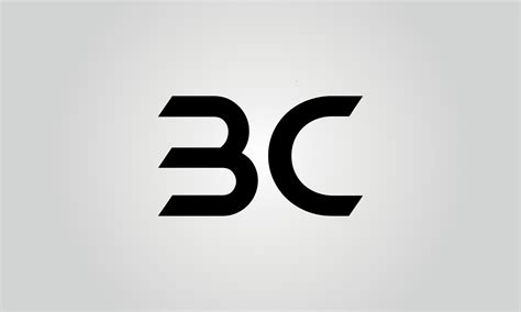 BC Logo Design. Initial BC Letter Logo Icon Design Free Vector Template ...