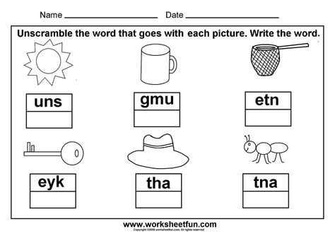 Unscramble Letters To Make Words Worksheets - Marian McLean's Word Scramble