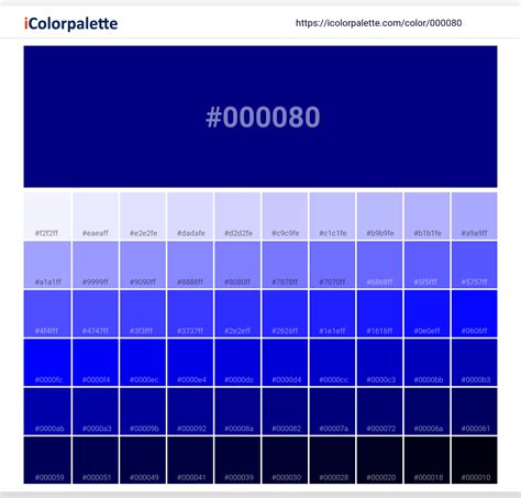 Hex Color Code #000080 | Navy blue color information | Hsl | Rgb | Pantone