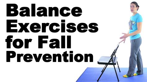 Balance Exercises for Fall Prevention - Ask Doctor Jo - YouTube