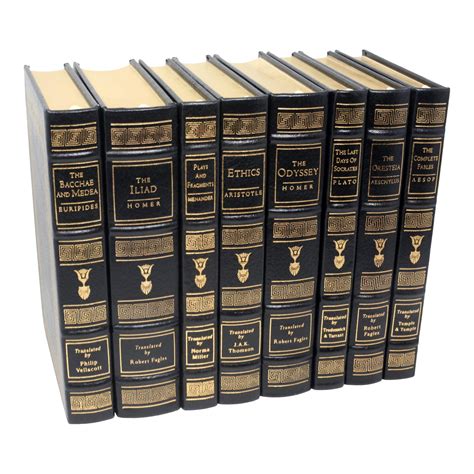 Vintage Literary Classics Book Collection by the Easton Press - Set of 8 | Chairish