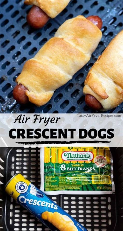 AIR FRYER CRESCENT ROLL HOT DOGS + Tasty Air Fryer Recipes