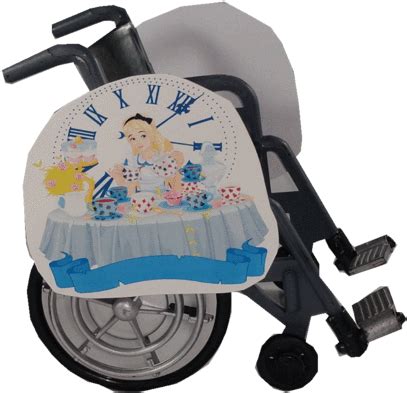 Alice In Wonderland Lookalike 2 Wheelchair Costume - Alice In Wonderland - Free Transparent PNG ...