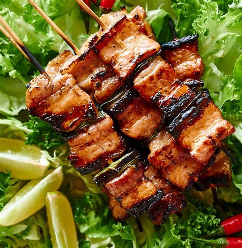 Hawaiian pork skewers – Food restaurant