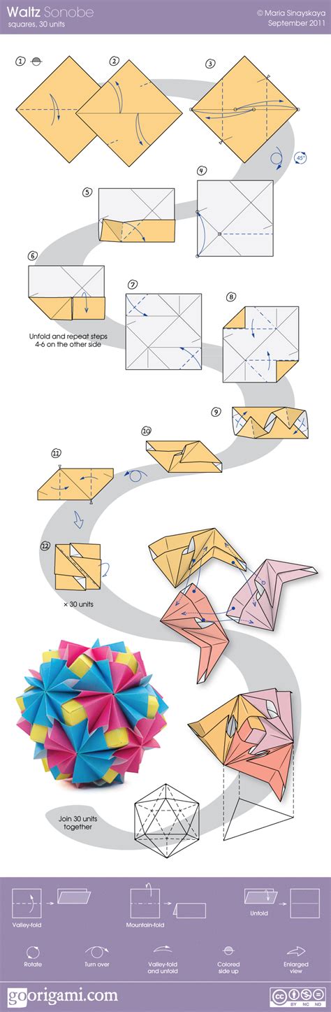 Modular Origami Ball Instructions - Origami