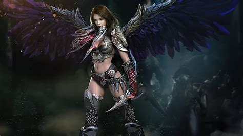 Warrior Dark Angel Art , Artist, , , Background, and, Female Dark Angel ...