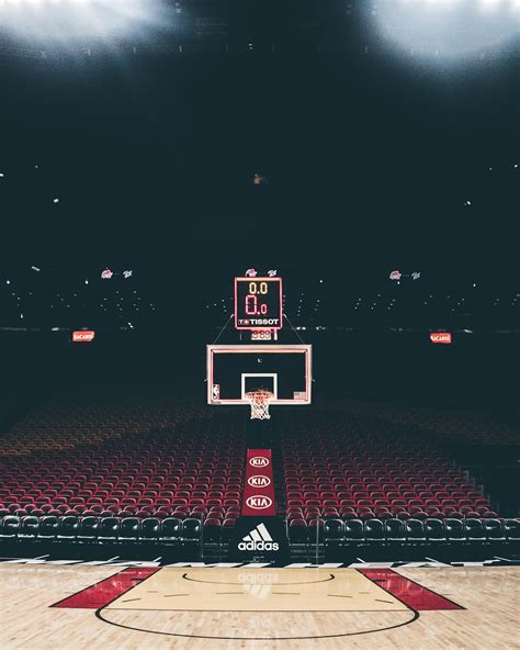 aerial photography of empty seats in a basketball stadium miami heat # ...