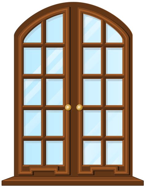 Brown Window PNG Clip Art - Best WEB Clipart