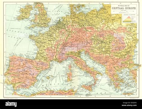 Europe Elevation Map